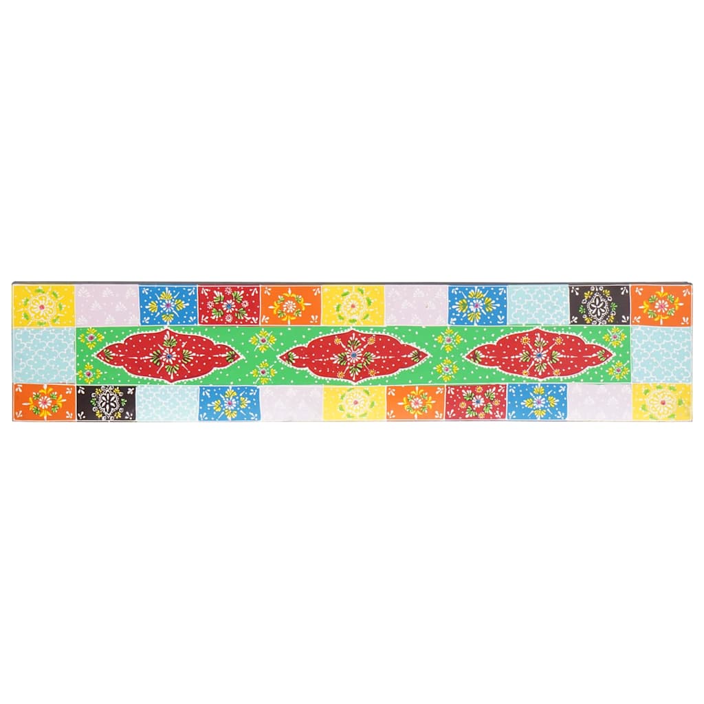 vidaXL Wandregale Mehrfarbig 100 x 20 x 6 cm Massivholz Mango
