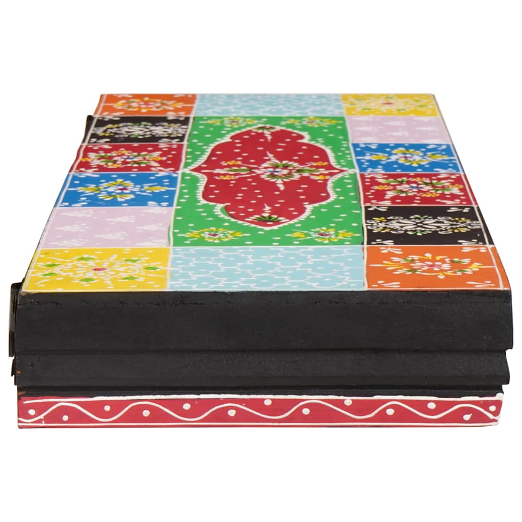 vidaXL Wandregale 3 pcs Mehrfarbig 100 x 20 x 6 cm Massivholz Mango