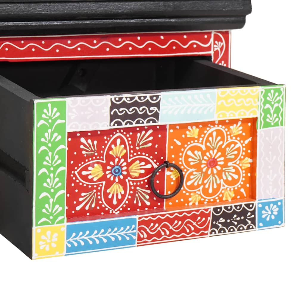 vidaXL TV-Schränk Mehrfarbig 60 x 30 x 24 cm Massivholz Mango