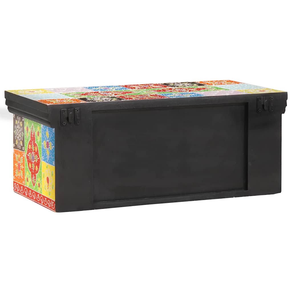 vidaXL TV-Schränk Mehrfarbig 60 x 30 x 24 cm Massivholz Mango