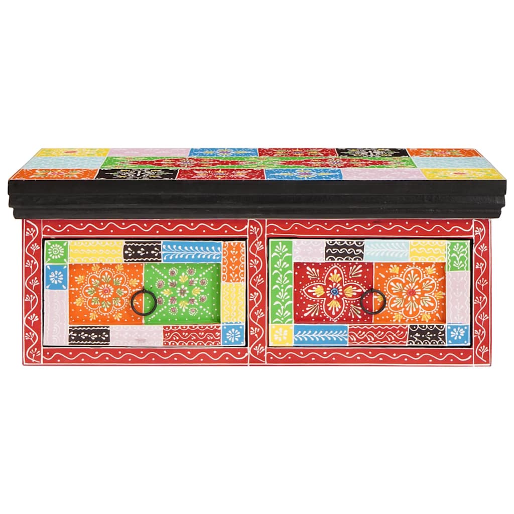 vidaXL TV-Schränk Mehrfarbig 60 x 30 x 24 cm Massivholz Mango
