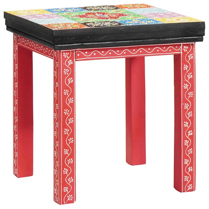 vidaXL Beistelltisch 2 pcs Mehrfarbig