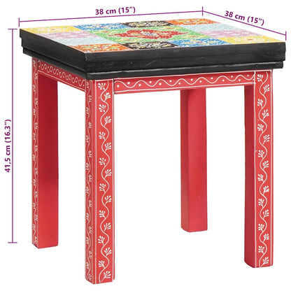 vidaXL Beistelltisch 2 pcs Mehrfarbig
