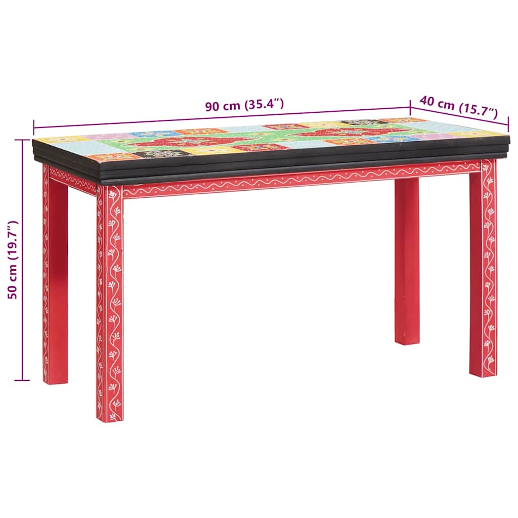 vidaXL Beistelltisch 2 pcs Mehrfarbig