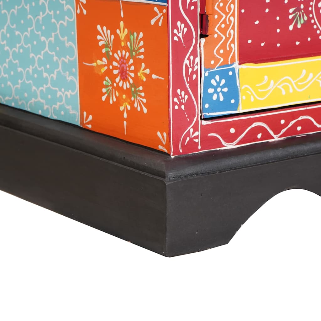 vidaXL Waschbeckenunterschrank Braun 60 x 35 x 55 cm Massivholz Mango