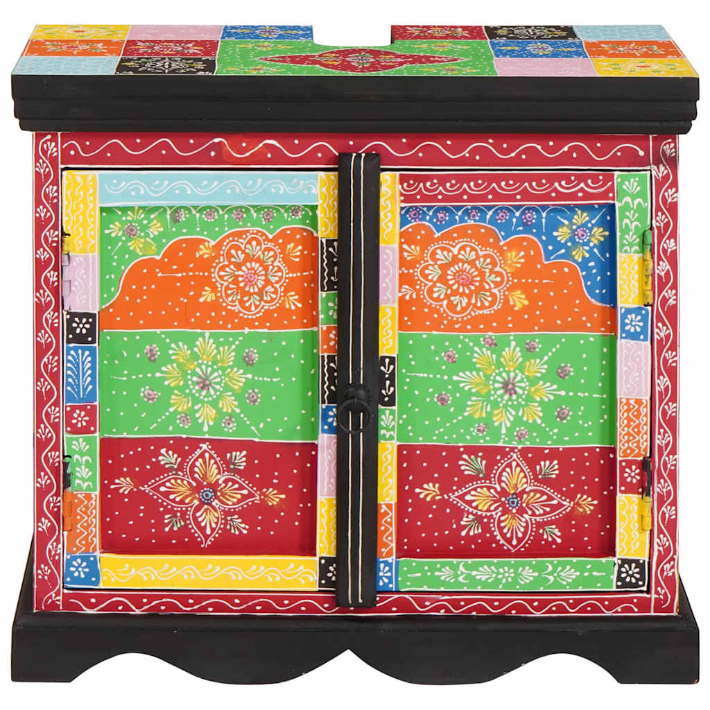 vidaXL Waschbeckenunterschrank Braun 60 x 35 x 55 cm Massivholz Mango