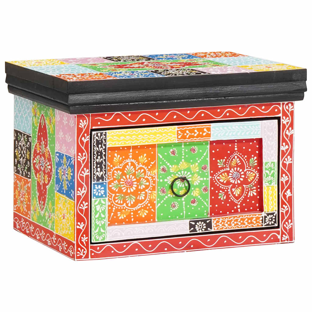 vidaXL Nachttisch mit Schubladen Mehrfarbig 40 x 30 x 28 cm
