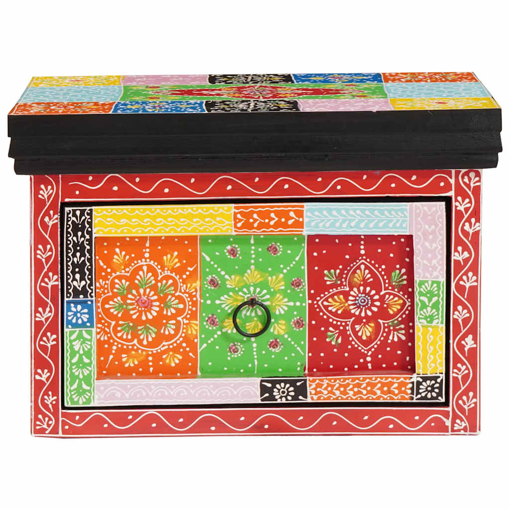 vidaXL Nachttisch mit Schubladen Mehrfarbig 40 x 30 x 28 cm