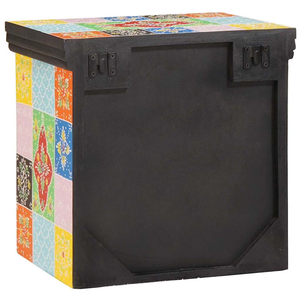 vidaXL Nachttisch mit Schubladen 2 pcs Mehrfarbig 40 x 30 x 40 cm