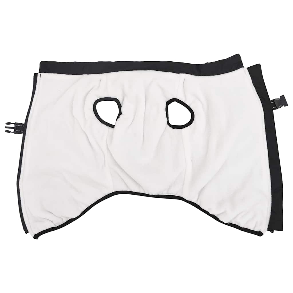 Hundemantel mit Geschirr Wasserdicht Reflektierend Schwarz L48