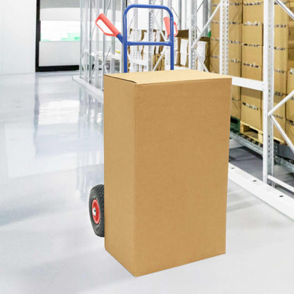 Erweiterbarer Handwagen Blau und Rot 49,5 x 53 x 114 cm Stahl