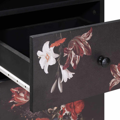 Badezimmerschrank-Set mit Schubladen 4 pcs Massivholz Mango