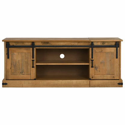 vidaXL TV-Schrank HALDEN 2 Schiebetüren 150x40x60 cm Massivholz