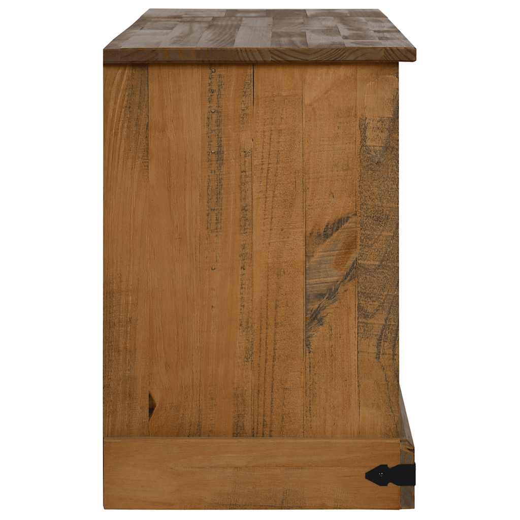 vidaXL TV-Schrank HALDEN 2 Schiebetüren 150x40x60 cm Massivholz