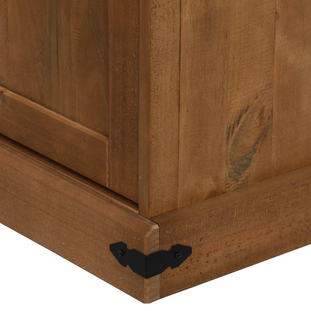 vidaXL TV-Schrank HALDEN 2 Schiebetüren 150x40x60 cm Massivholz