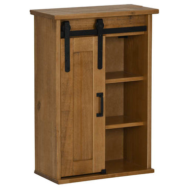 vidaXL Armoire murale HALDEN avec porte coulissante 49x22,5x70 cm pin