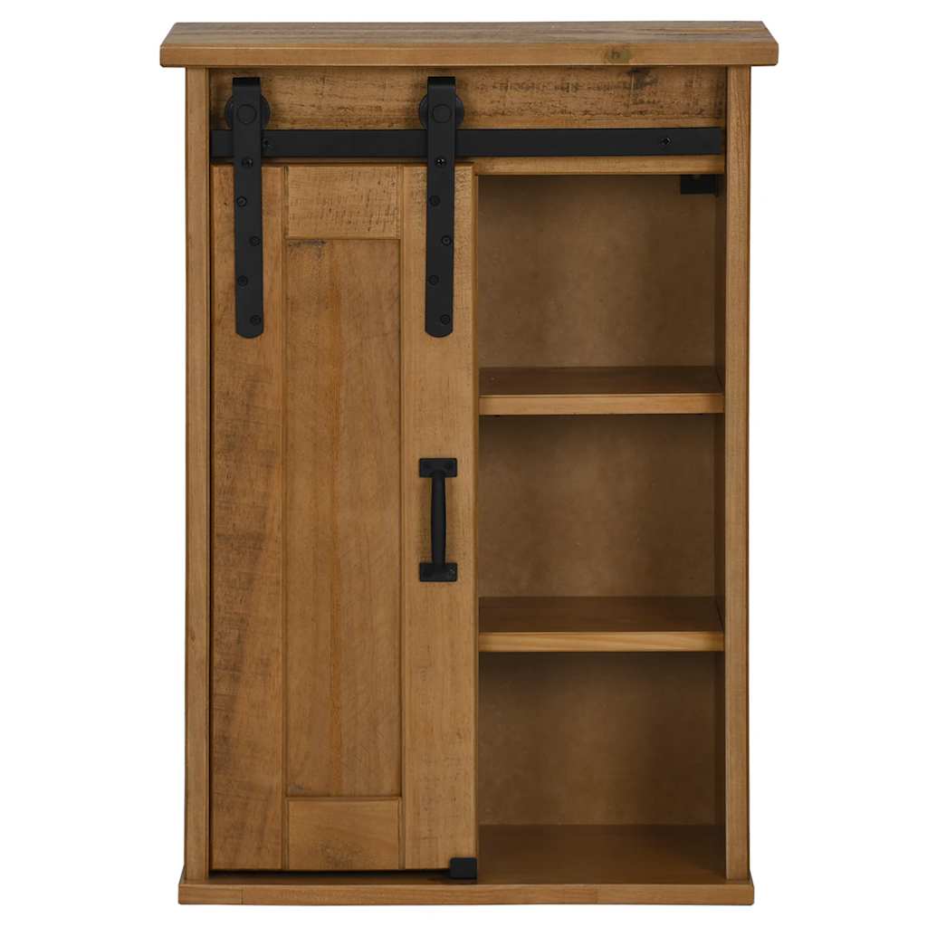 vidaXL Armoire murale HALDEN avec porte coulissante 49x22,5x70 cm pin