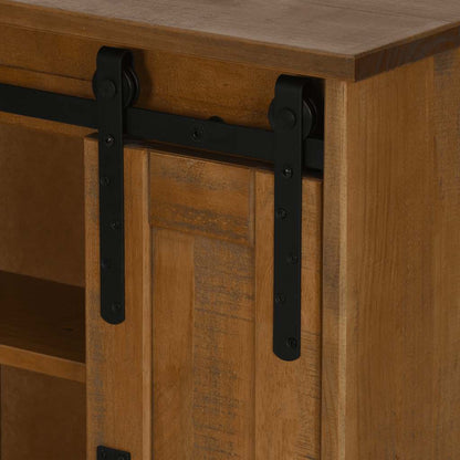 vidaXL Armoire murale HALDEN avec porte coulissante 49x22,5x70 cm pin
