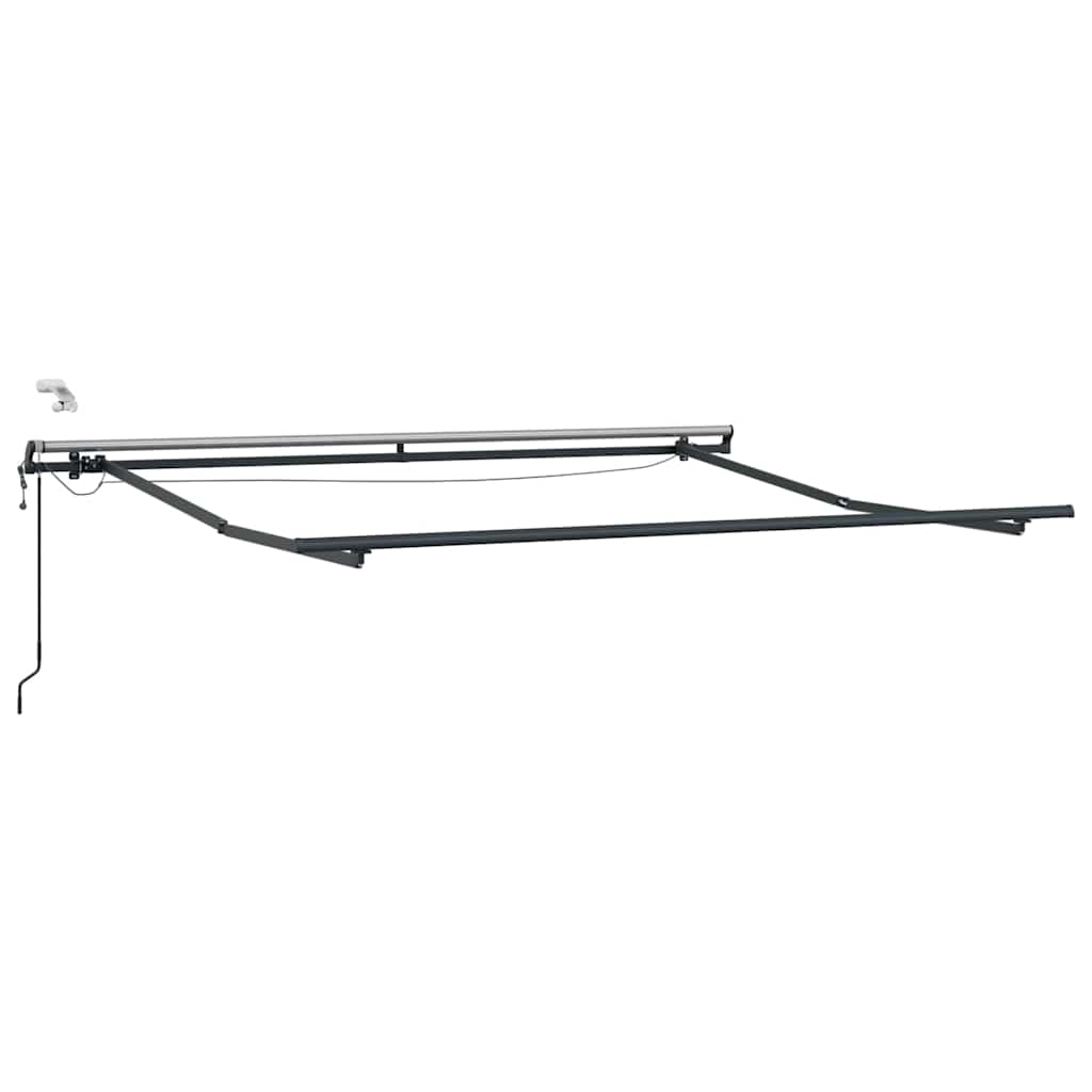 vidaXL Markise Automatisch mit LEDs Weinrot 300x250 cm