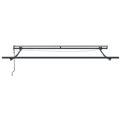 vidaXL Markise Automatisch mit LEDs Weinrot 300x250 cm