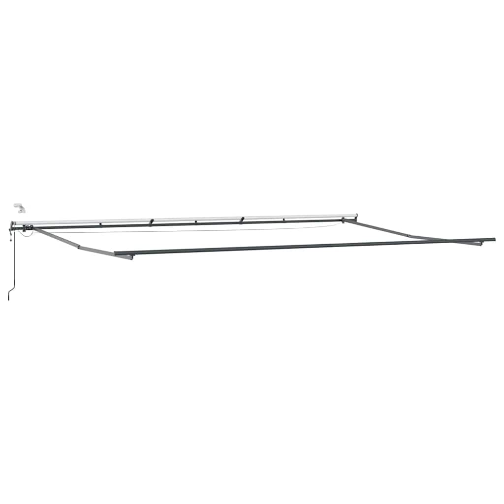 vidaXL Markise Automatisch mit LEDs Weinrot 600x300 cm