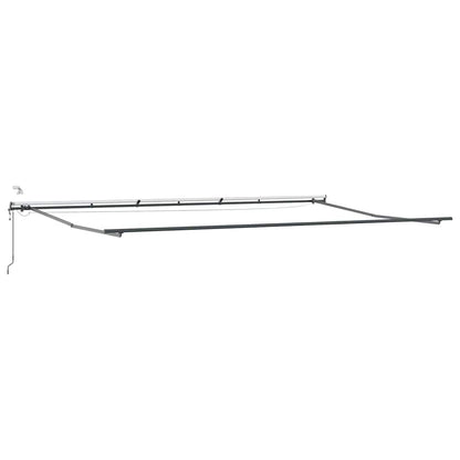 vidaXL Markise Automatisch mit LEDs Weinrot 600x300 cm