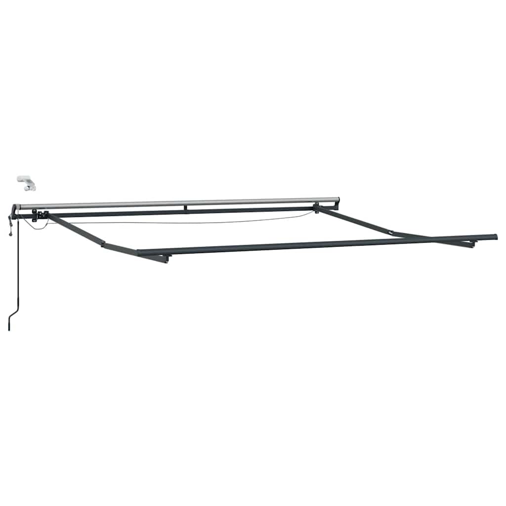 vidaXL Markise Automatisch mit LEDs Braun 300x250 cm