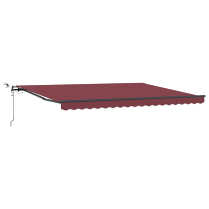 vidaXL Markise Automatisch mit LEDs Braun 450x300 cm