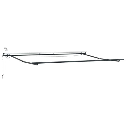 vidaXL Markise Automatisch mit LEDs Braun 450x300 cm