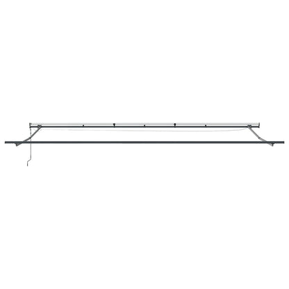 vidaXL Auvent banne motorisé avec LED Marron 600x300 cm