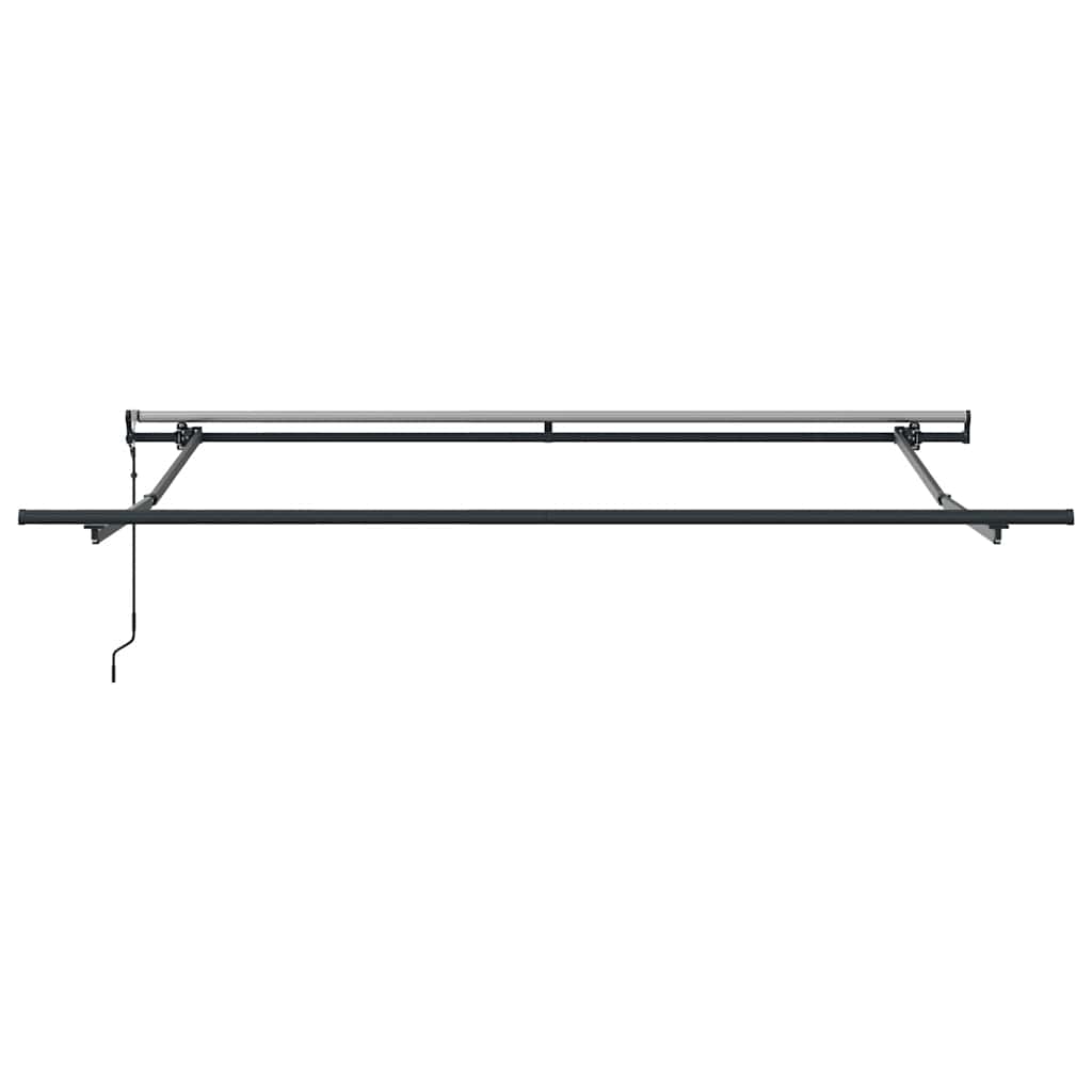 vidaXL Markise Automatisch Anthrazit und Weiß 300x250 cm