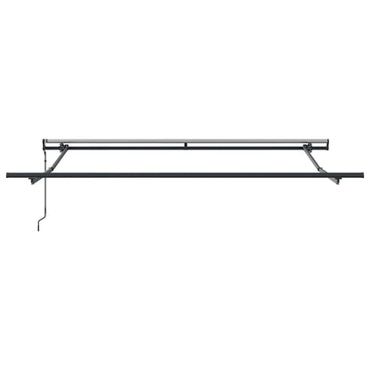 vidaXL Markise Automatisch Anthrazit und Weiß 300x250 cm