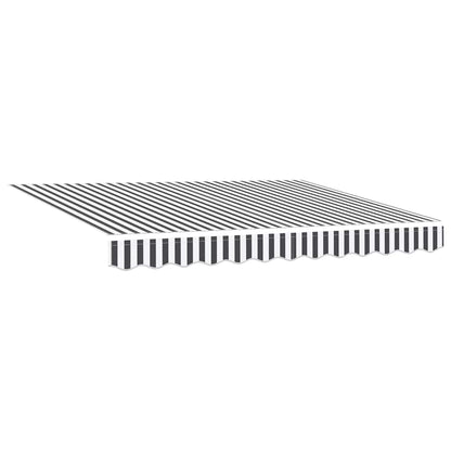 vidaXL Auvent automatique à LED anthracite et blanc 300x250 cm