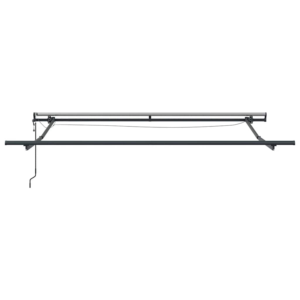 vidaXL Auvent automatique à LED anthracite et blanc 300x250 cm