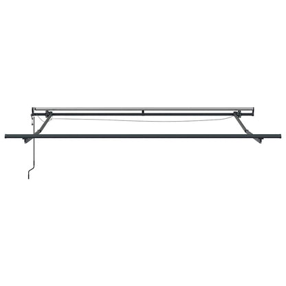 vidaXL Auvent automatique à LED anthracite et blanc 300x250 cm