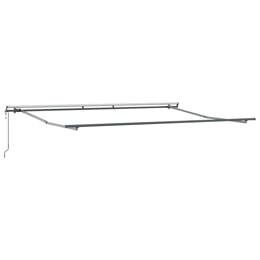 vidaXL Markise Automatisch Anthrazit und Weiß 400x300 cm