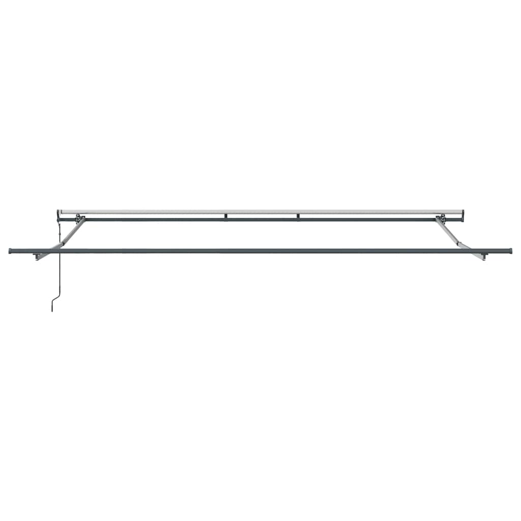 vidaXL Markise Automatisch Anthrazit und Weiß 400x300 cm