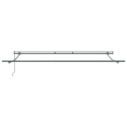 vidaXL Markise Automatisch Anthrazit und Weiß 400x300 cm