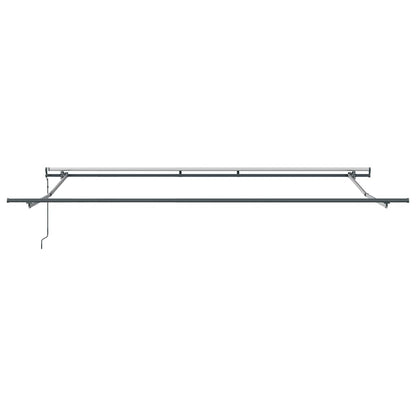 vidaXL Markise Automatisch Anthrazit und Weiß 500x300 cm