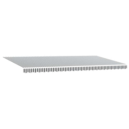 vidaXL Markise Manuell mit LEDs Anthrazit & Weiß 600x300 cm