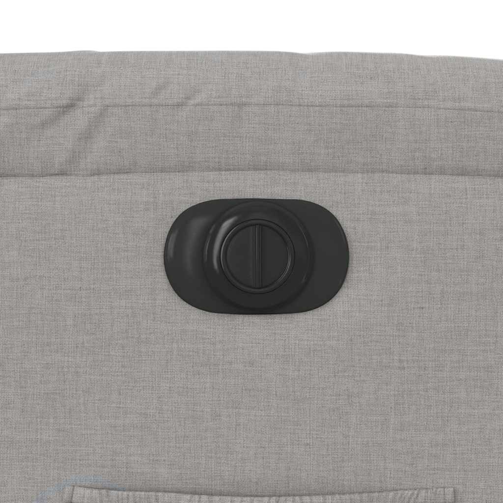 vidaXL Relaxsessel Elektrisch Wolkengrau Stoff