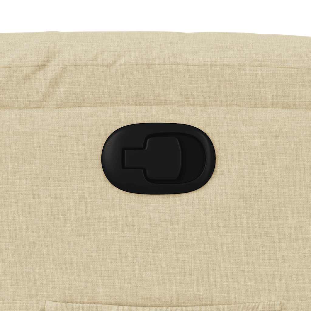 vidaXL Relaxsessel mit Aufstehhilfe Creme Stoff