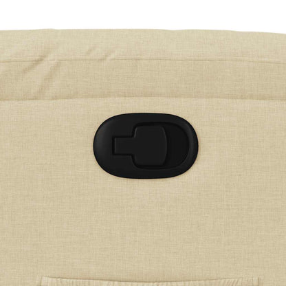 vidaXL Relaxsessel mit Aufstehhilfe Creme Stoff