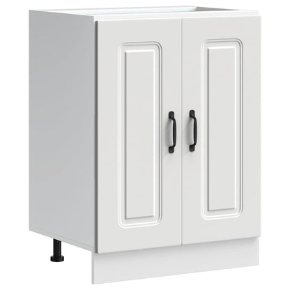 vidaXL Spülenunterschrank Kalmar Weiß 60x46x81,5 cm Holzwerkstoff