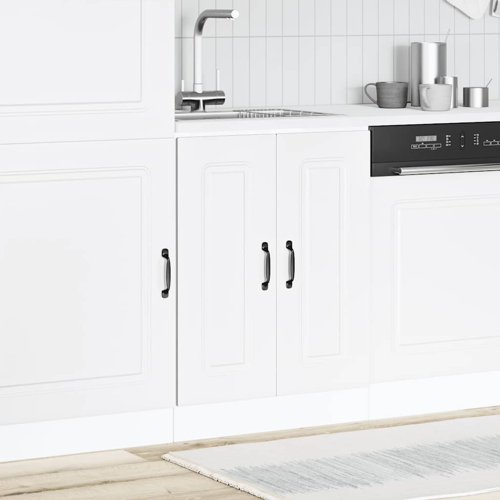 vidaXL Spülenunterschrank Kalmar Weiß 60x46x81,5 cm Holzwerkstoff