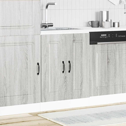 vidaXL Spülenunterschrank Kalmar Grau Sonoma 60x46x81,5 cm