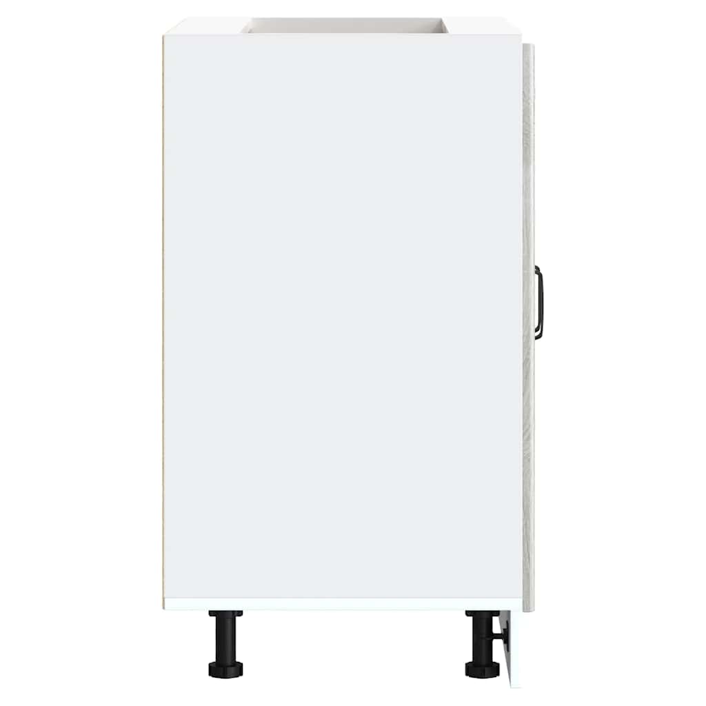vidaXL Spülenunterschrank Kalmar Grau Sonoma 60x46x81,5 cm
