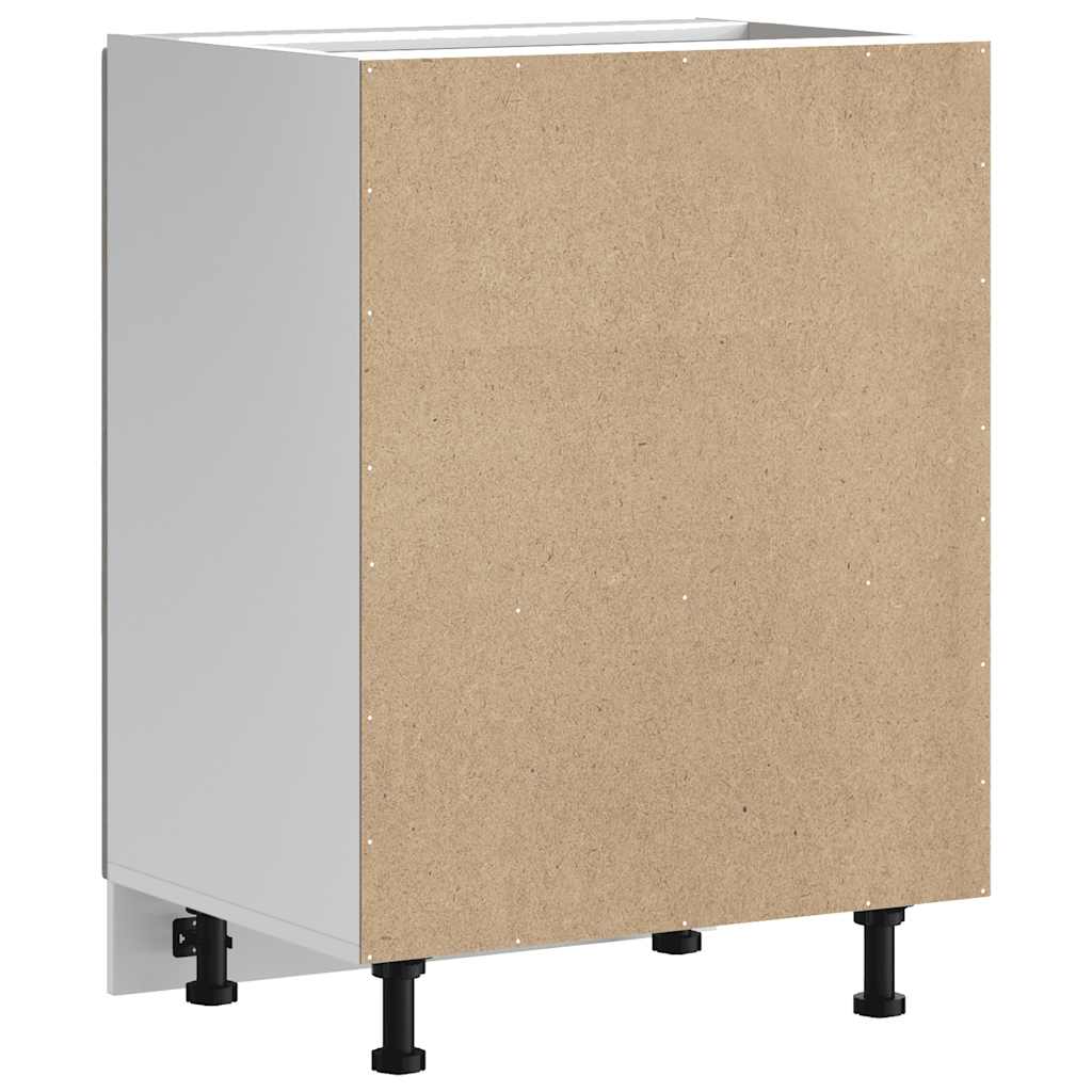 vidaXL Spülenunterschrank Kalmar Grau Sonoma 60x46x81,5 cm