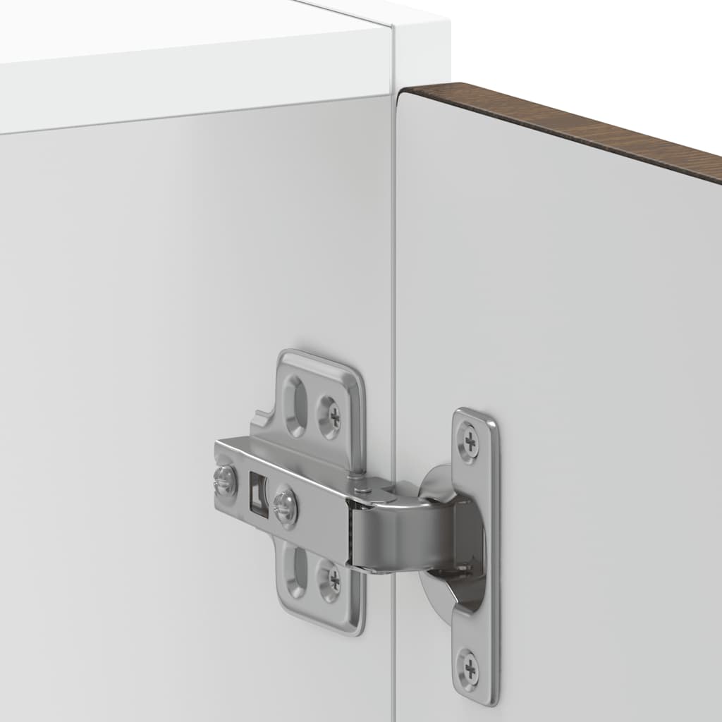 vidaXL Meuble sous-vasque Kalmar aspect chêne marron 60x46x81,5 cm