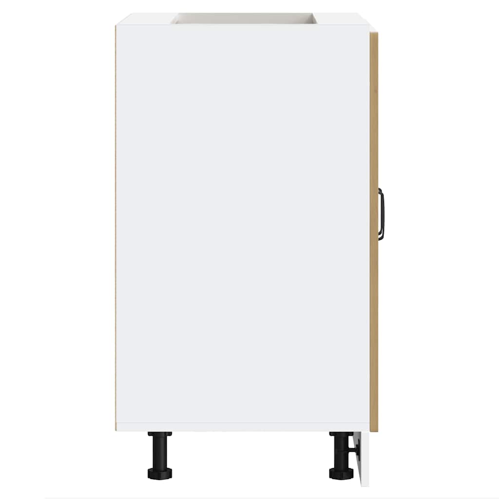 vidaXL Meuble sous-évier Kalmar chêne artisan 60x46x81,5 cm